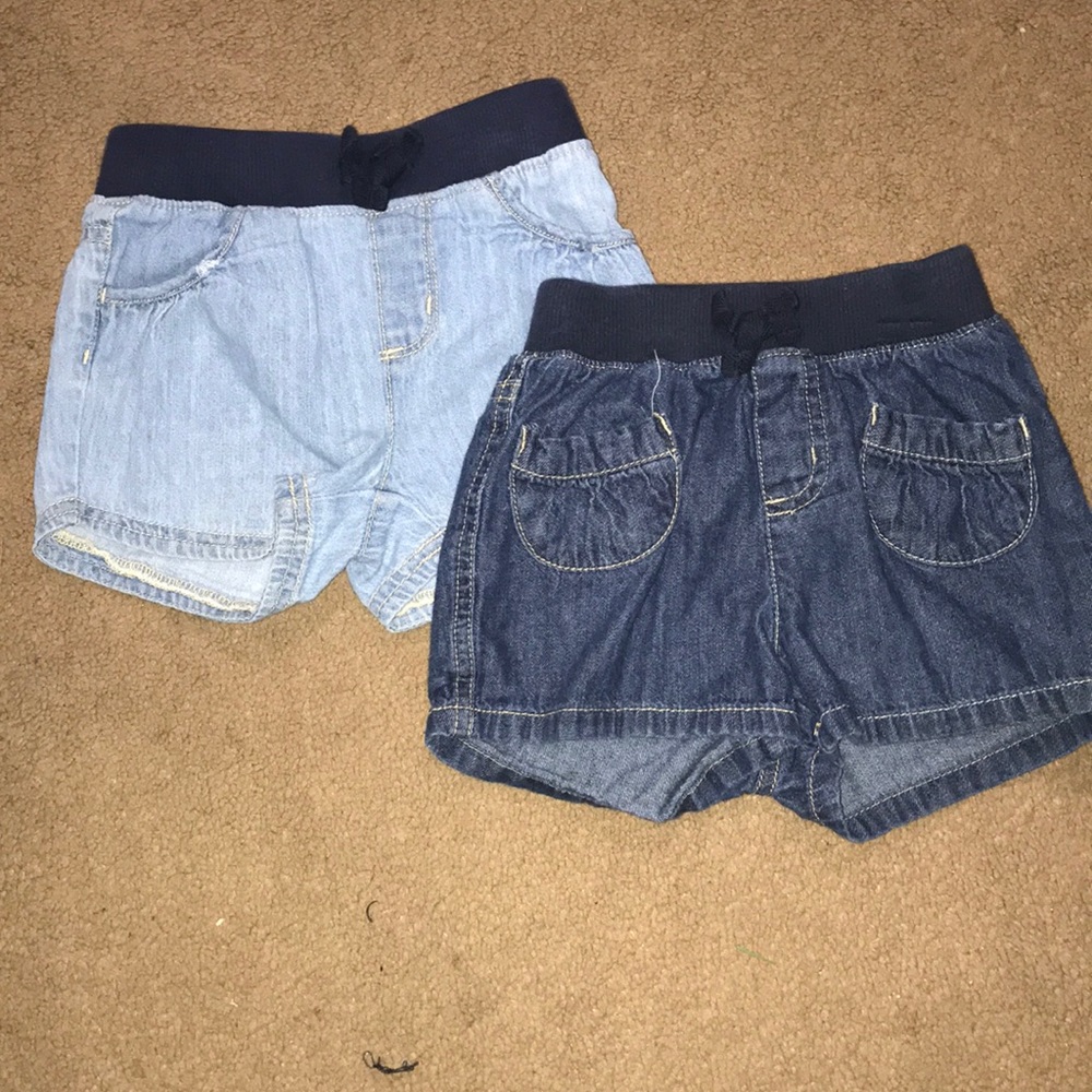 Toddler blue jean shorts